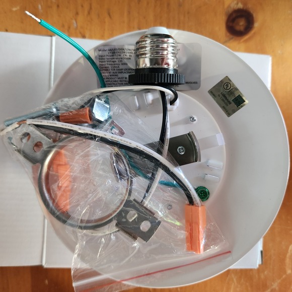 LED Disk Downlight Retrofit AH Lighting A4 Lot of 3 12 W 750 Lumens Warm White - Picture 2 of 10